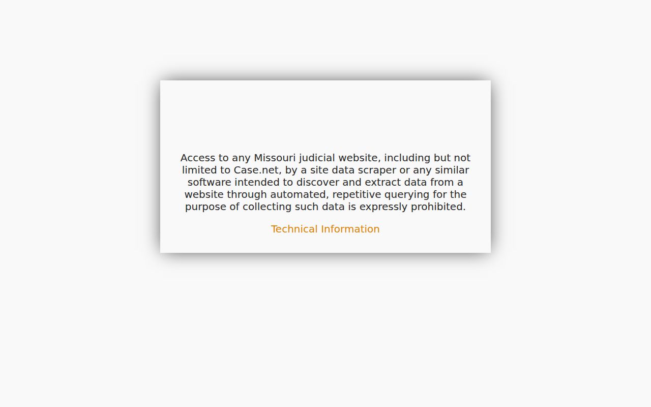 New Madrid County court docket source for the official Missouri Case.net portal